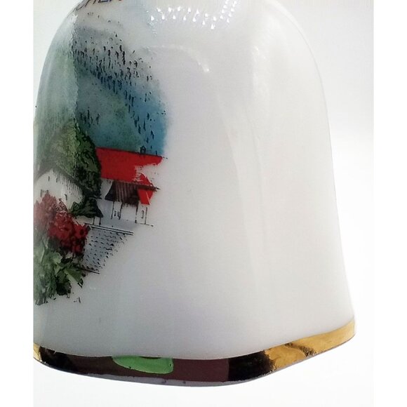 Bell West Germany Kleiber Garmisch-Partenkirchen Porcelain Gold Accents 4" - Picture 11 of 16